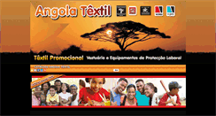 Desktop Screenshot of angola-textil.com